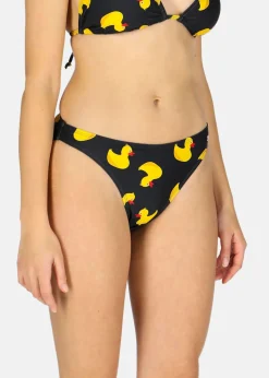 Discount Blount & Pool Bikini Triangle Bottom W Black Yellow Duck