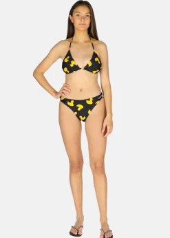 Discount Blount & Pool Bikini Triangle Bottom W Black Yellow Duck