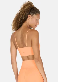 Outlet Athlecia Bloom W Sports Bra Peach Cobbler