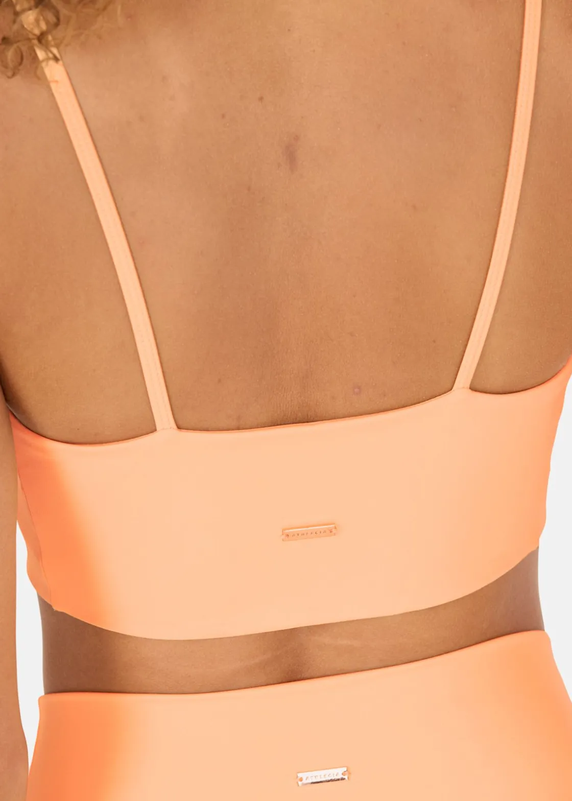 Outlet Athlecia Bloom W Sports Bra Peach Cobbler