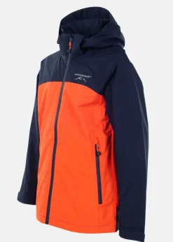 New Swedemount Bodö Rain Jacket JR Navy/Orange