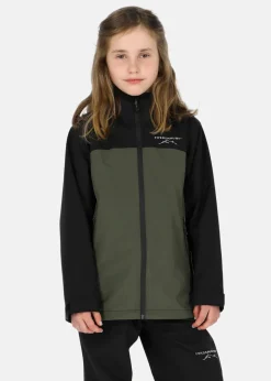 Clearance Swedemount Bodö Rain Jacket JR Black/Olive