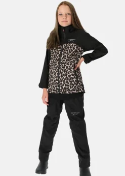 Swedemount Bodö Rain Jacket JR Black/Leopard