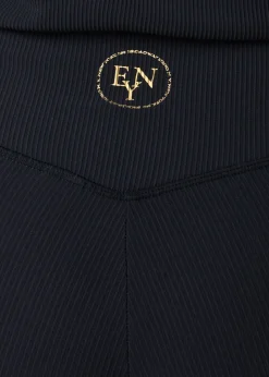 Best Ellen New York Boston Rib Short Tights W Black