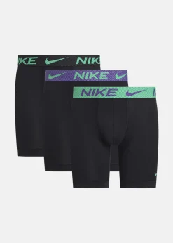 Hot Nike BOXER BRIEF LONG 3PK Black