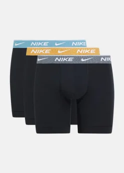 Clearance Nike BOXER BRIEF 3PK BLK - DNM TRQ./INF GLD/ ANT MOVE WB