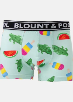 Blount & Pool Boxer Shorts JR Crocodile Icecream