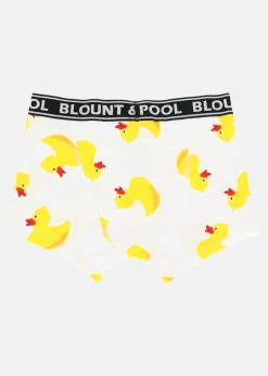 Online Blount & Pool Boxer Shorts JR 4-Pack Black Yellow Duck