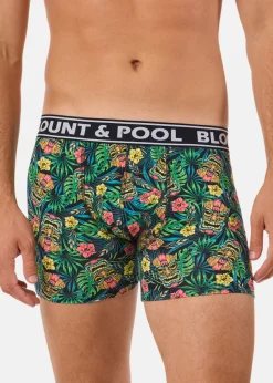 Hot Blount & Pool Boxer Shorts 5-pack Black Yellow Duck
