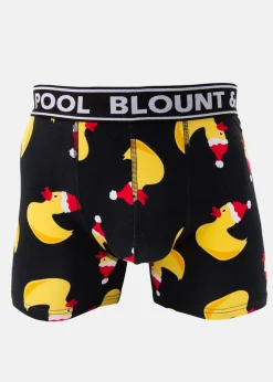 Clearance Blount & Pool Boxer shorts Sant Yel Duck 2p Black/Red