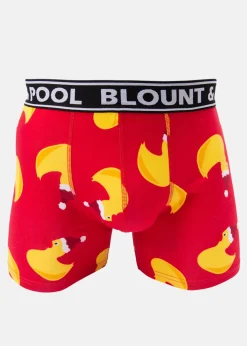 Clearance Blount & Pool Boxer shorts Sant Yel Duck 2p Black/Red