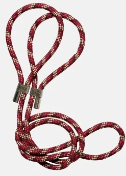 New Casall Braided Yoga Carry Strap Raspberry/Beige