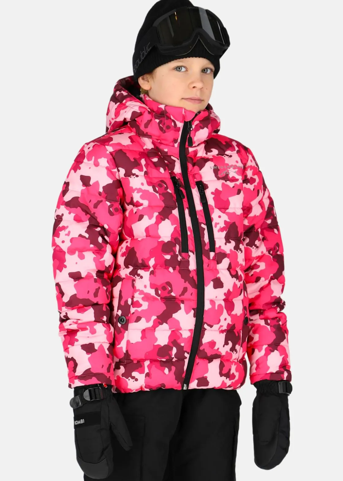 Online Swedemount Branäs Jacket JR Pink Camo