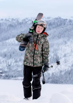 Online Swedemount Branäs Jacket JR Pink Camo