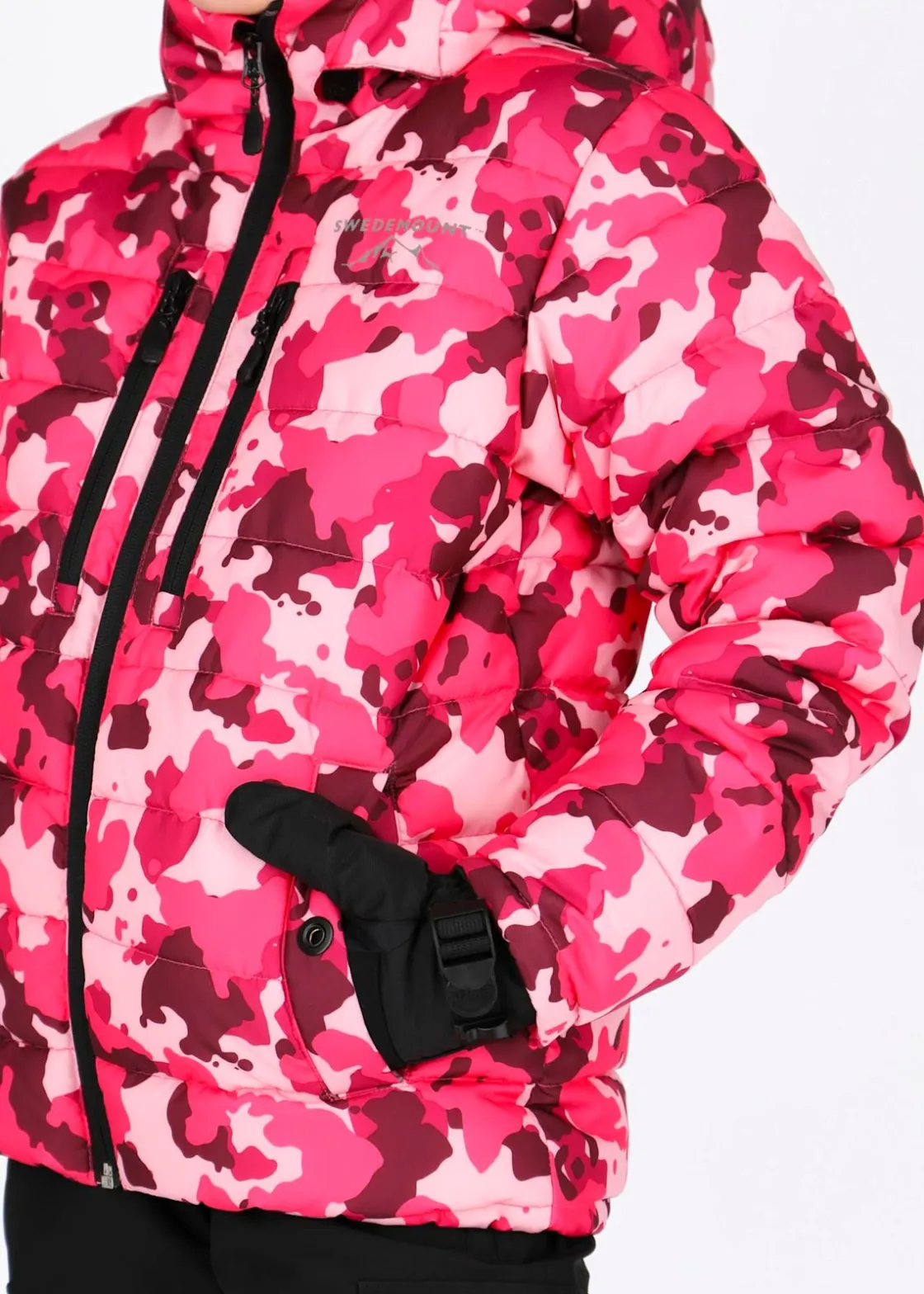 Online Swedemount Branäs Jacket JR Pink Camo