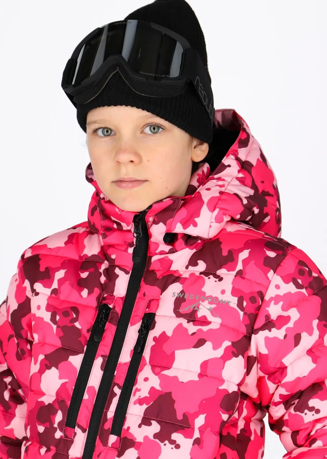 Online Swedemount Branäs Jacket JR Pink Camo