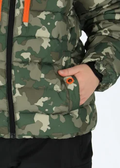 Hot Swedemount Branäs Jacket JR 2.0 Camoflauge Green/ Orange