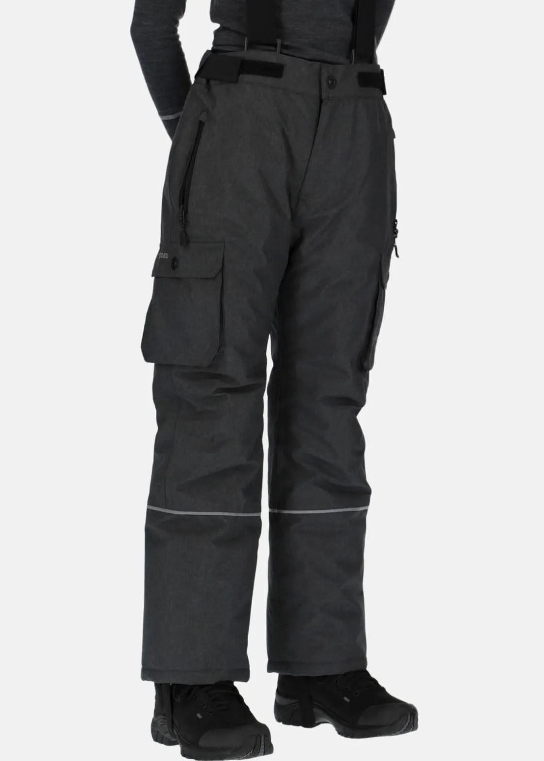 Best Swedemount Branäs Pants JR Charcoal Melange