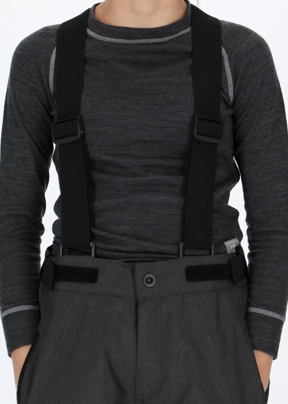 Best Swedemount Branäs Pants JR Charcoal Melange