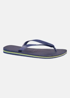 New Havaianas Brazil Logo Navy Blue