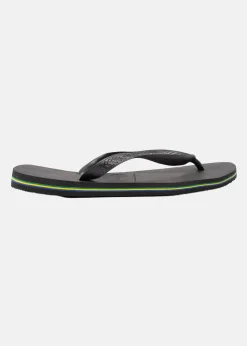 Best Havaianas Brazil Logo Black/Black