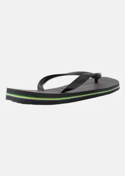 Best Havaianas Brazil Logo Black/Black