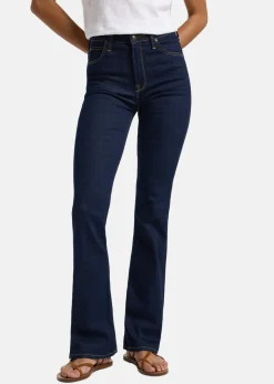 Outlet Lee BREESE_BOOT ONE_WASH MEDIUM DENIM