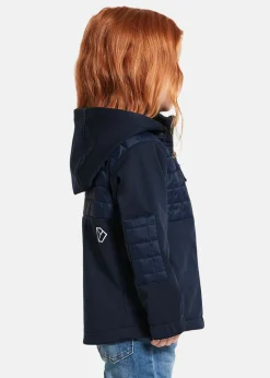 Online Didriksons BRISKA KIDS JKT 2 Navy