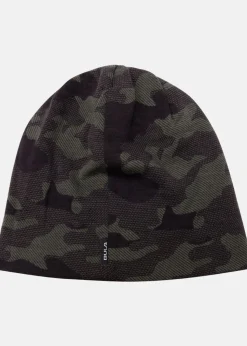 Bula CAMO PRINTED WOOL BEANIE DOLIVE
