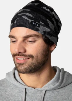 Discount Bula Camo Printed Wool Beanie DGREY