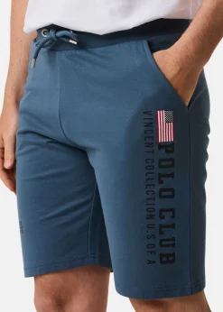 Saint Vincent Canberra Sweatshorts Denim Blue