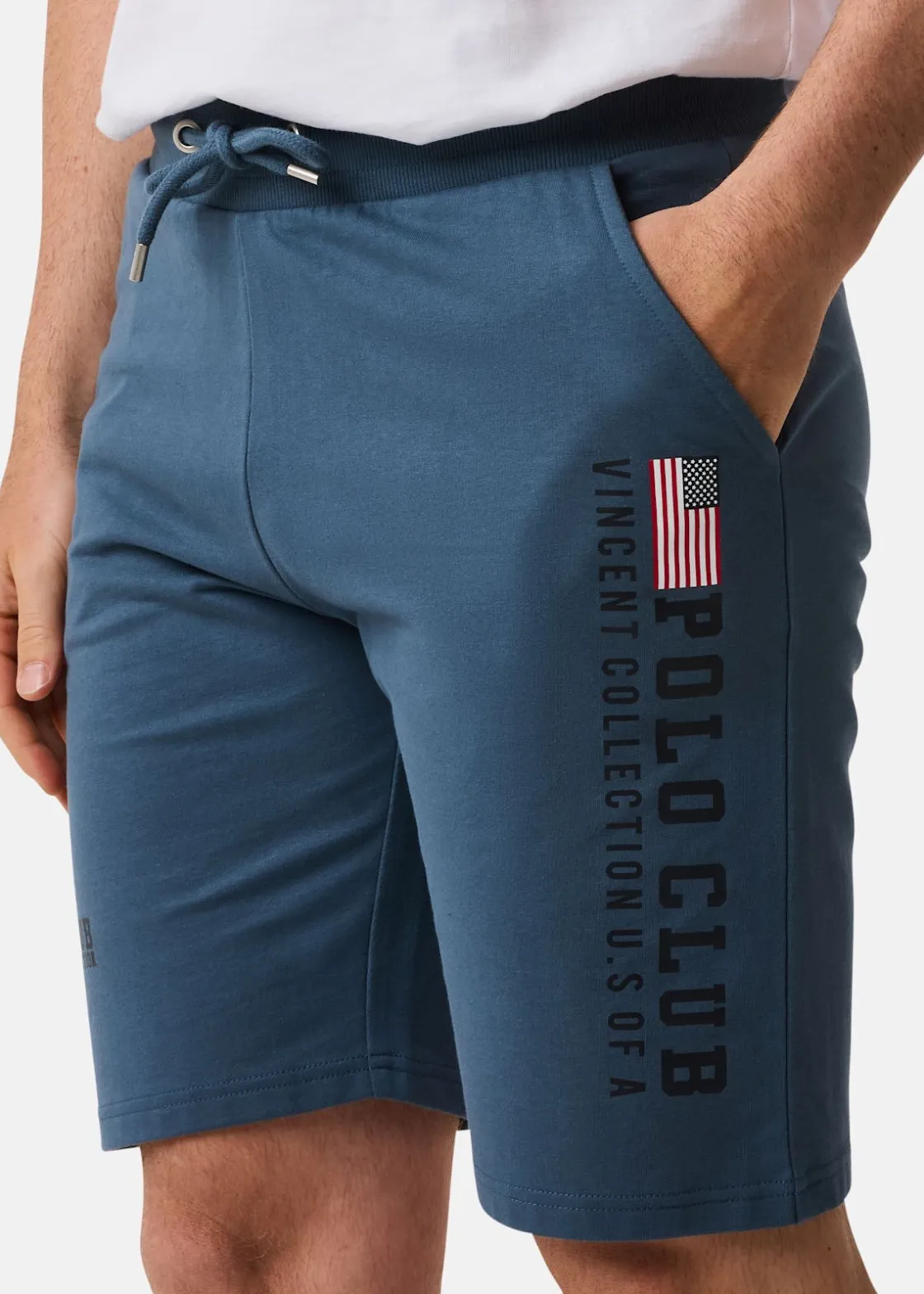 Saint Vincent Canberra Sweatshorts Denim Blue