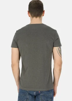 Koppartrans Car Logo Tee Olive Melange