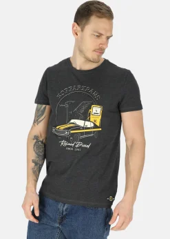 Online Koppartrans Car Logo Tee Dk. Grey Melange