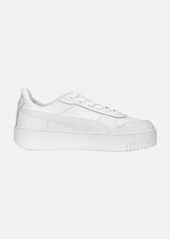 Clearance Puma Carina Street PUMA White-PUMA White-PUMA Gold