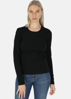 Outlet Ellen New York Carolina LS Tee Black