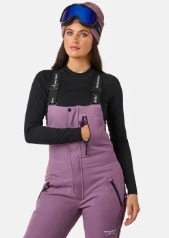 Best Swedemount Cervinia Bib Pants W Dk. Mauve/Dk. Plum