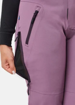 Best Swedemount Cervinia Bib Pants W Dk. Mauve/Dk. Plum