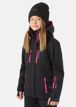 Outlet Swedemount Cervinia Jacket JR Black/Fresh Pink