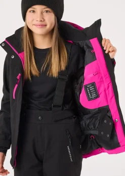 Outlet Swedemount Cervinia Jacket JR Black/Fresh Pink