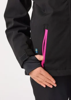 Outlet Swedemount Cervinia Jacket JR Black/Fresh Pink