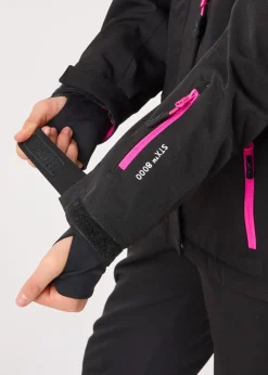 Outlet Swedemount Cervinia Jacket JR Black/Fresh Pink