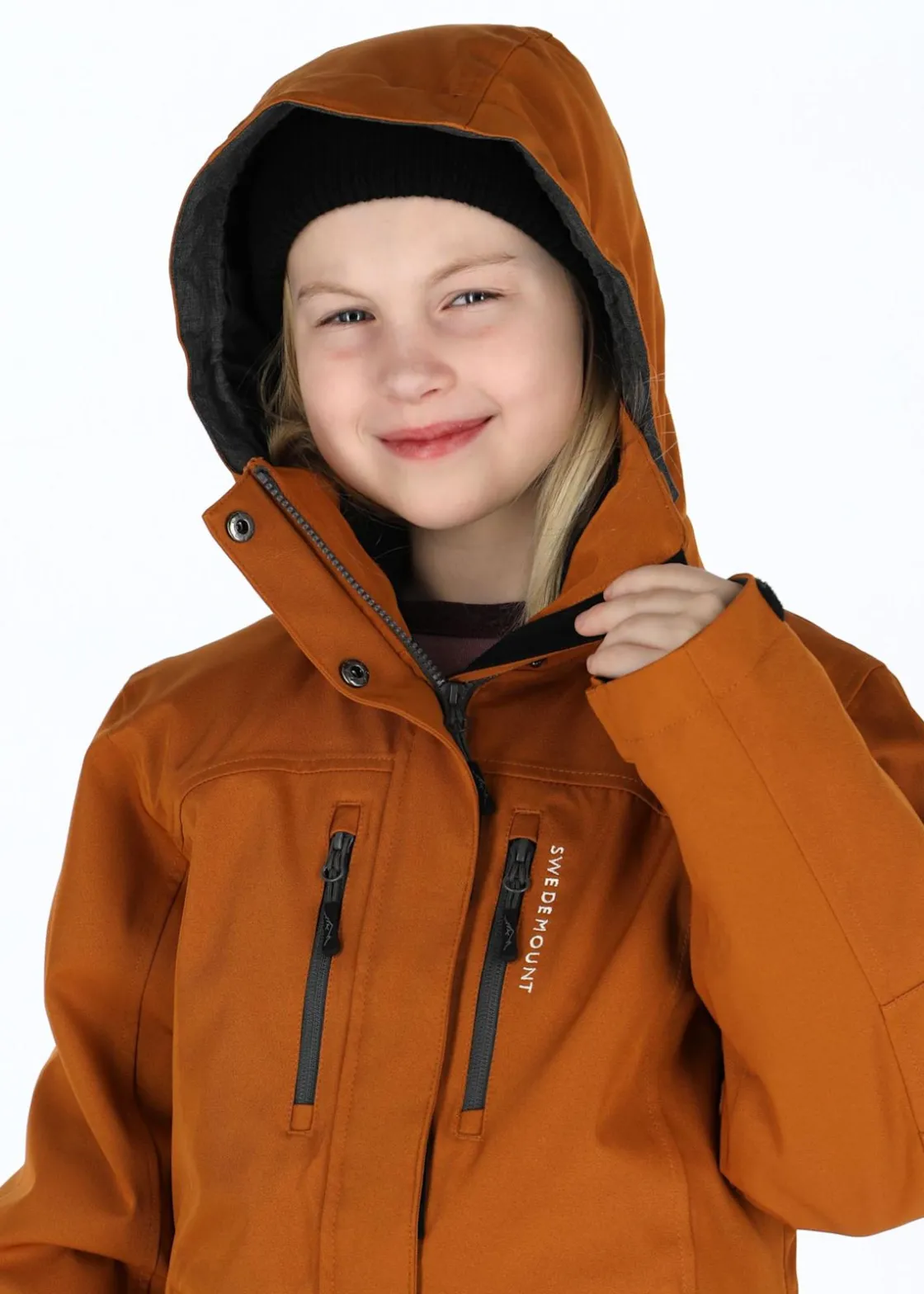 Sale Swedemount Cervinia Jacket JR Sugar Almond/Charcoal Melange