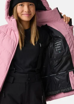 New Swedemount Cervinia Puffer Ski Jacket JR Dusty Rose