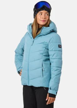 Clearance Swedemount Cervinia Puffer Ski Jacket W Dusty Seaweed