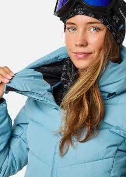 Clearance Swedemount Cervinia Puffer Ski Jacket W Dusty Seaweed