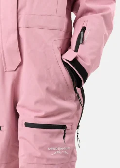 Hot Swedemount Cervinia Skisuit JR Dark Rose/Black