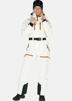 Discount Swedemount Cervinia Skisuit Long W Offwhite/Sugar Almond