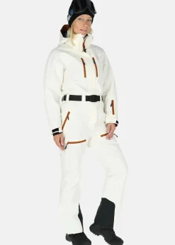 Discount Swedemount Cervinia Skisuit Long W Offwhite/Sugar Almond