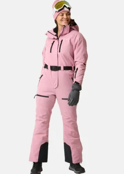 Sale Swedemount Cervinia Skisuit Long W Dark Rose/Black